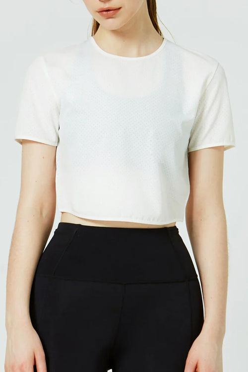 Penelope White Crop Top