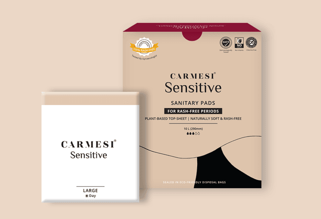 Carmesi Sensitive Sanitary Pads | Rash-Free | Plant-based