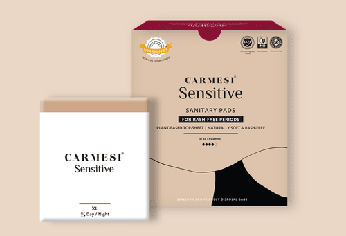 Carmesi Sensitive Sanitary Pads | Rash-Free | Plant-based