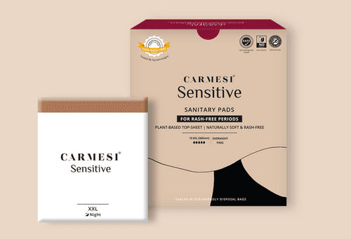 Carmesi Sensitive Sanitary Pads | Rash-Free | Plant-based