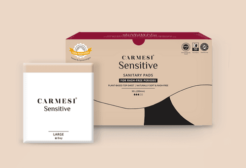 Carmesi Sensitive Sanitary Pads | Rash-Free | Plant-based