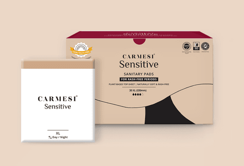 Carmesi Sensitive Sanitary Pads | Rash-Free | Plant-based