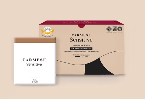 Carmesi Sensitive Sanitary Pads | Rash-Free | Plant-based