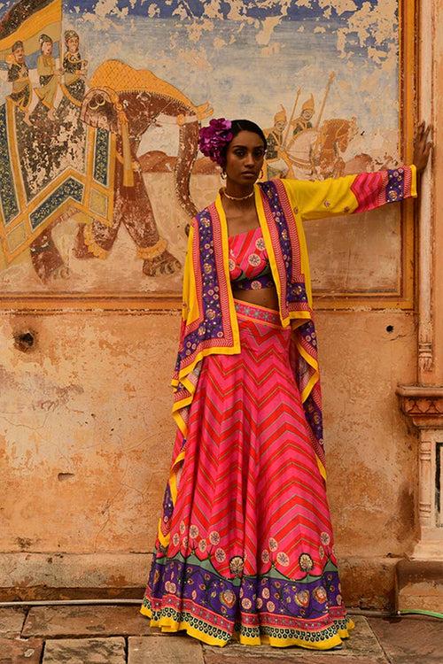 Mastani Lehenga With Cape