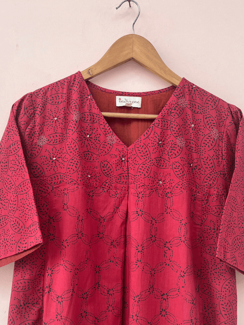 Soul Printed Mulmul Kurta