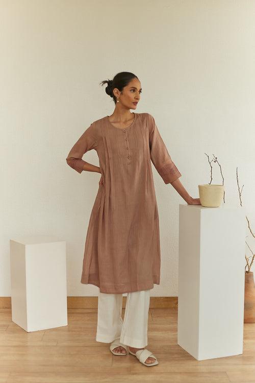 Heaven Pleated Placket Kurta