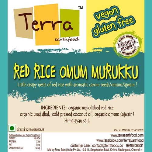 Terra-Red Rice Omum Murukku