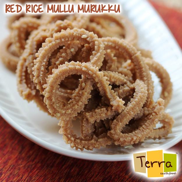 Terra-Red Rice Mullu Murukku