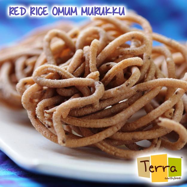 Terra-Red Rice Omum Murukku