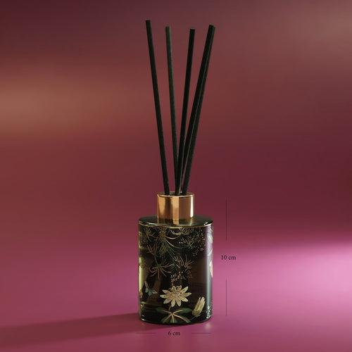 Olive Green Las Palmas Printed Glass Diffuser