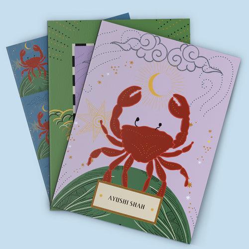 Cancer Zodiac Personalised Folder