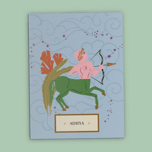 Sagittarius Zodiac Personalised Folder