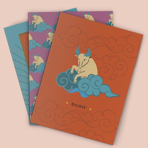 Taurus Zodiac Personalised Folder