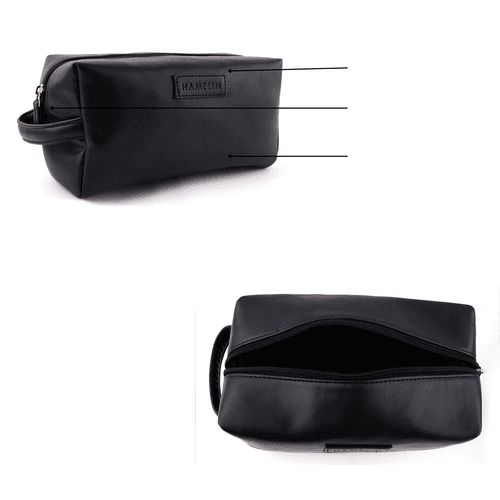 Tweed DOPP Kit for Men (Black)