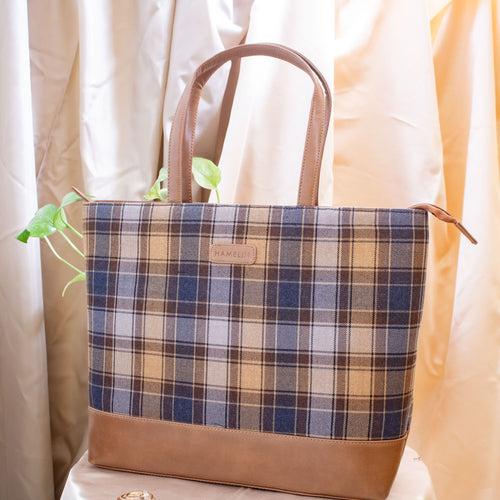 Tweed Work Tote for Women (Olive Twill)