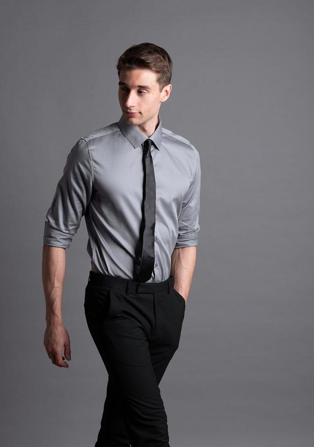 Business Class Shirt in Alloy