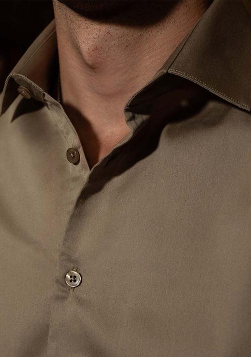 Classic Shirt in Taupe