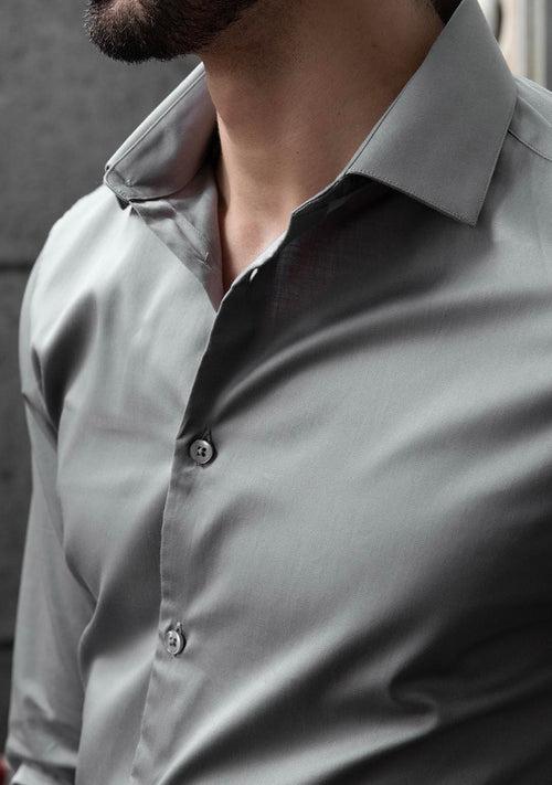 Classic Shirt in Titanium