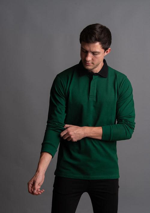 Luxury Polo in Antique Green