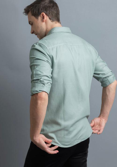 Tencel™ Shirt in Sage Green