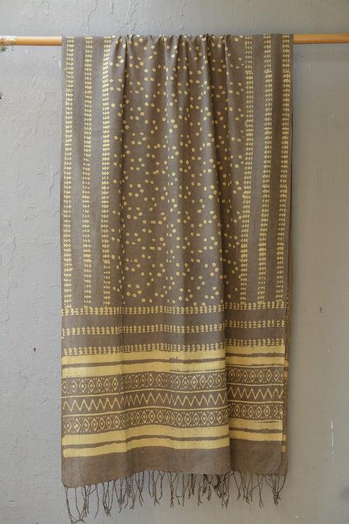 Dabu Block Printed Dupatta