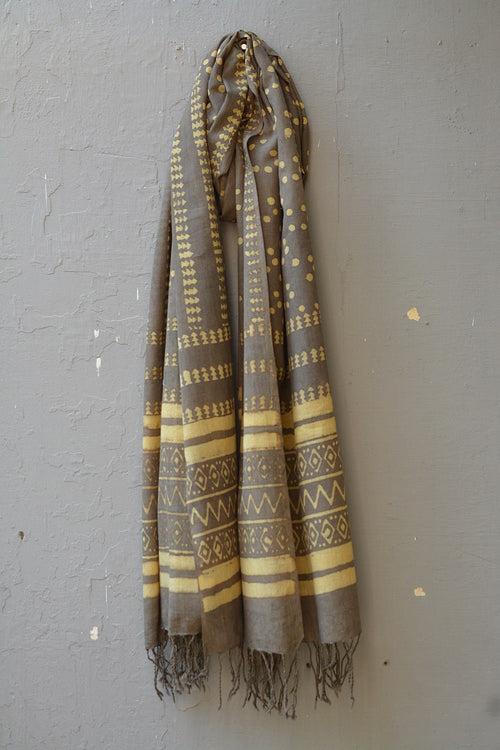 Dabu Block Printed Dupatta