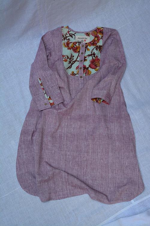 Printed Yoke Kurta