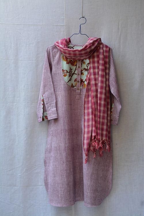 Printed Yoke Kurta