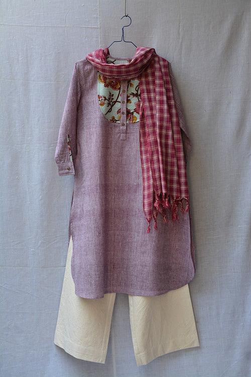 Printed Yoke Kurta