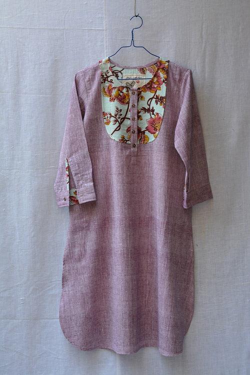 Printed Yoke Kurta