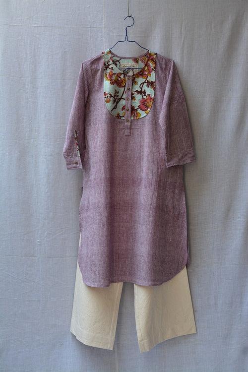 Printed Yoke Kurta