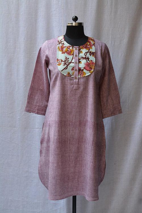 Printed Yoke Kurta