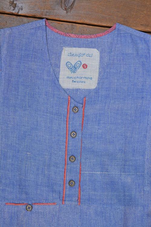 Selvedge Detail Kurta in Size 'S'