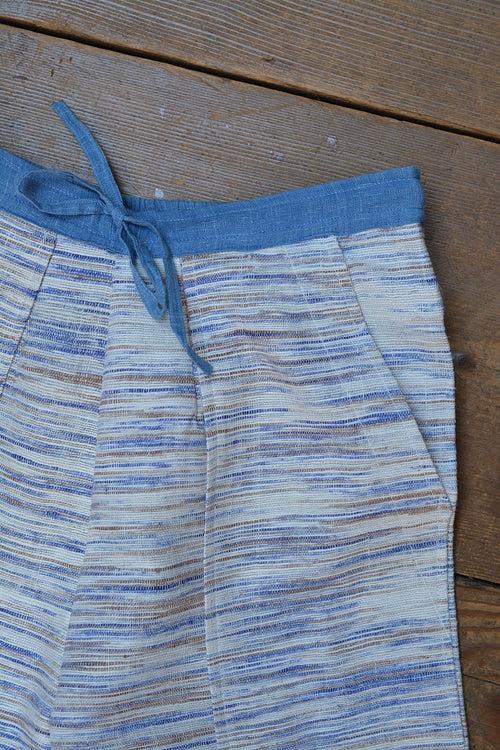 Space-Dyed Yarn Straight Pants in Size 'S'