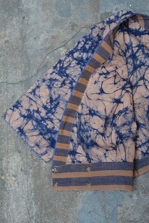 Angrakha Saree Blouse: Batik