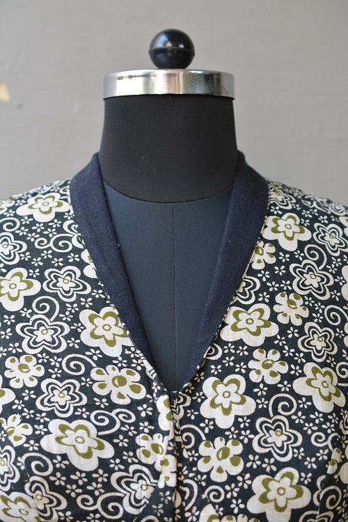 Cotton Blouse with Collar: Printed