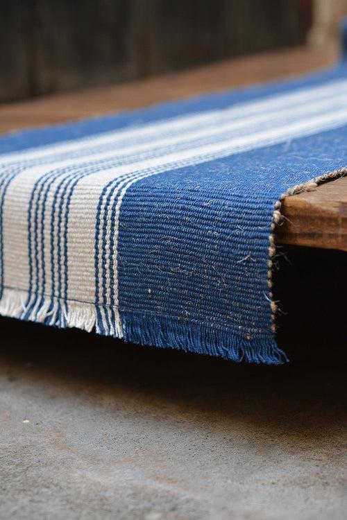 Handloom Table Runner - Kora & Indigo