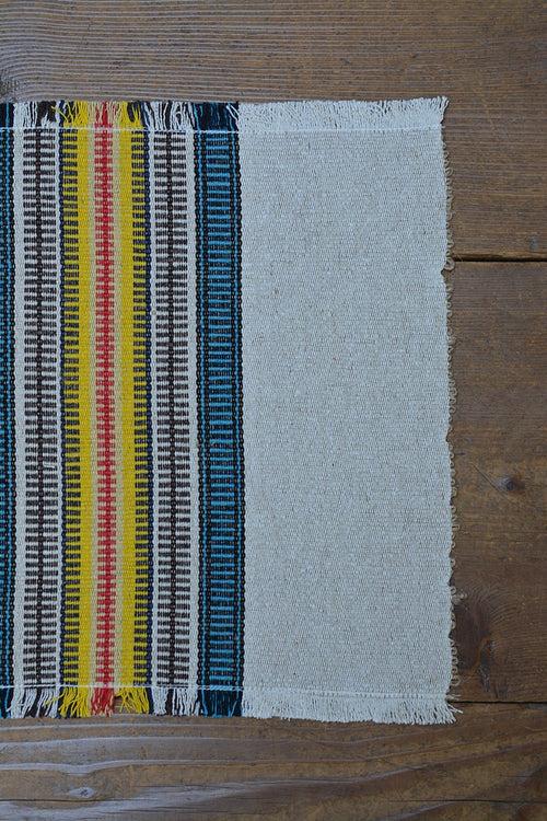 Placemats for Dining Table: Yellow & Blue