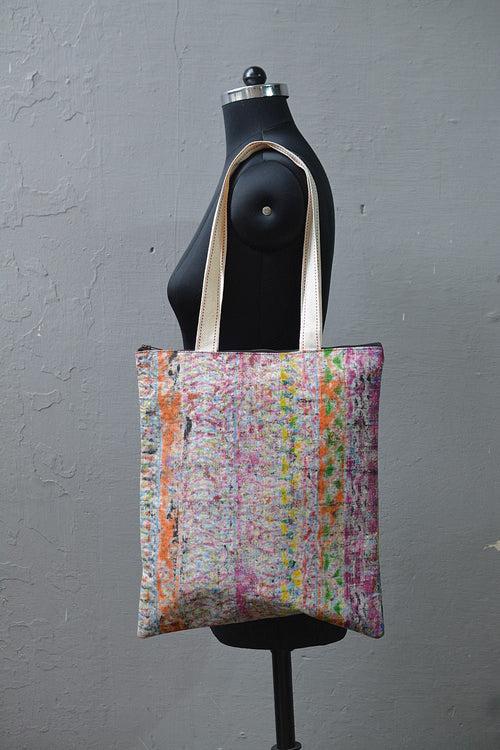 Upcycled Fabric Sling Bag.