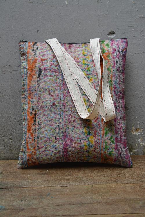 Upcycled Fabric Sling Bag.