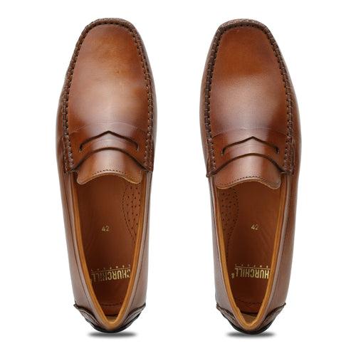 Jack: Men Tan Penny Loafer