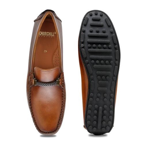 Jason: Men Tan Bit Loafer