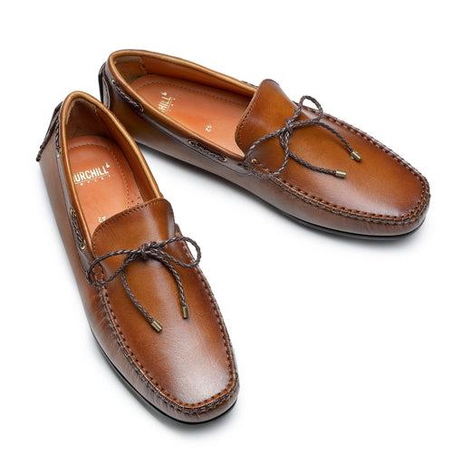 James : Men Tan Loafer