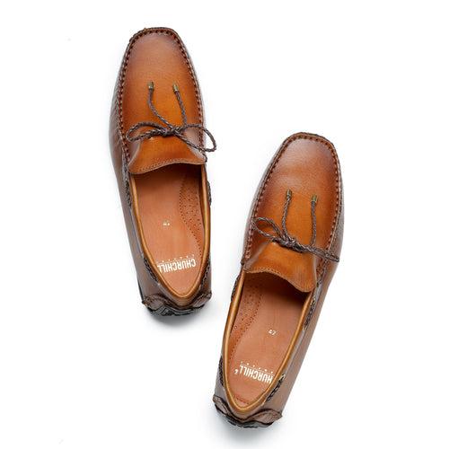 James : Men Tan Loafer