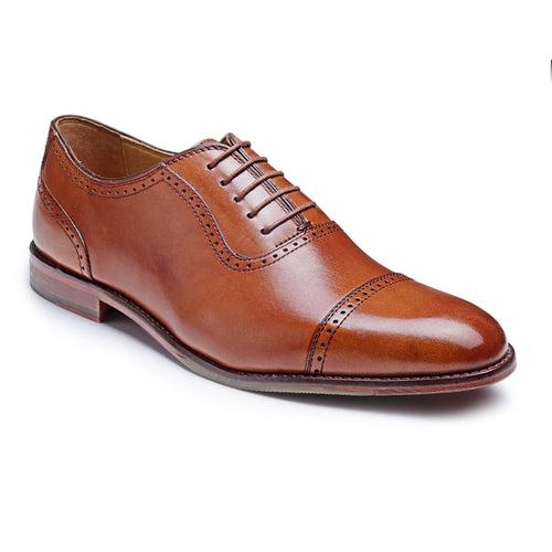 Travis: Tan Cap Toe Oxford