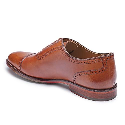 Travis: Tan Cap Toe Oxford