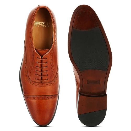 Cooper: Tan Brogue Oxford