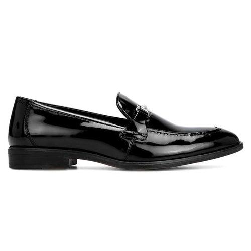 Cobb: Patent Black Bit Loafer