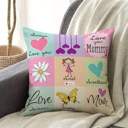 Mummy is Queen of Kitchen Printed Apron with Cushion, wall hanging Gifts for Mother