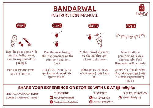 Handcrafted Banderwal by Women artisians